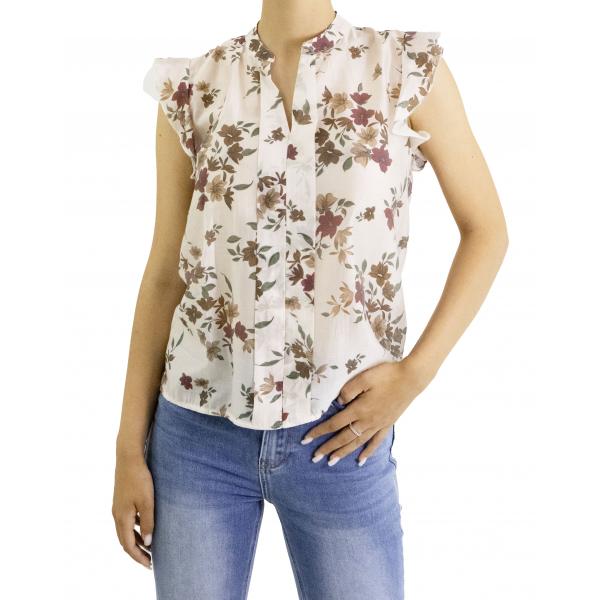 Blusa fantasia con volant